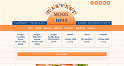 Desktop Screenshot of harvestmoondeli.com